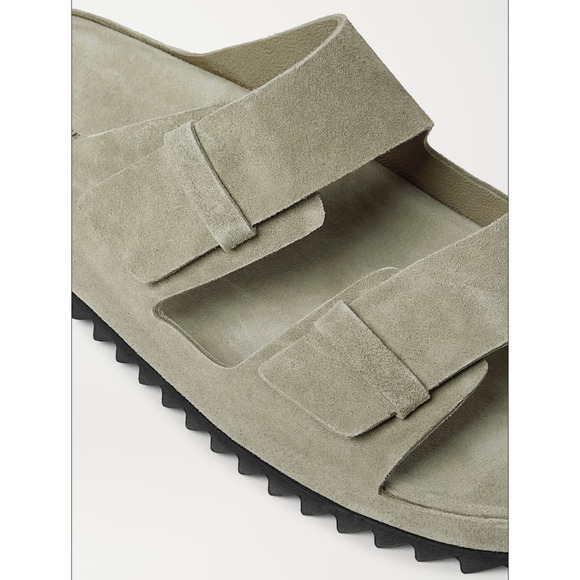 Officine Creative Agora 002 Otter Suede Slide Sandals 47 US 14 Birkenstock 1774